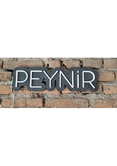 Peynir Yazılı Neon Duvar Aydınlatması