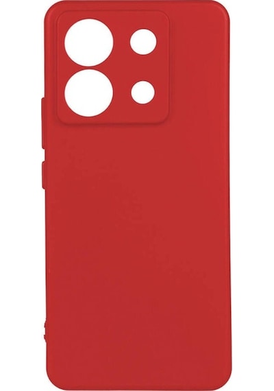 Xiaomi Redmi Note 13 Pro 5g Kılıf Zore Biye Silikon Kırmızı