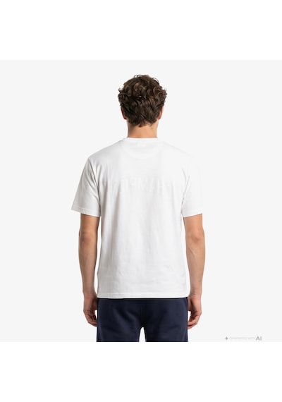 Champion Ss Erkek Mavi T-shirt 222629 Çok Renkli