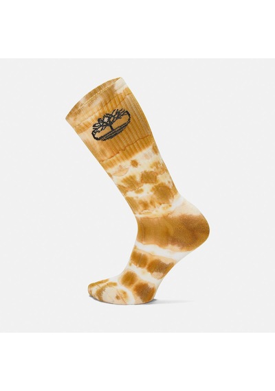 Timberland 1pp Tb Tie Dye Unisex Bej Çoraptb0a61fpefm1