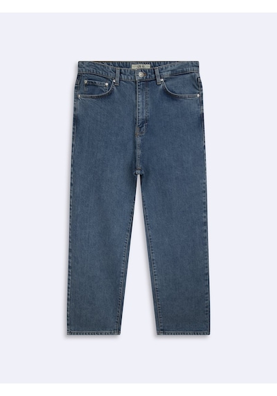 LTB Leron Baggy Mid Indigo Jean Pantolon Mavi