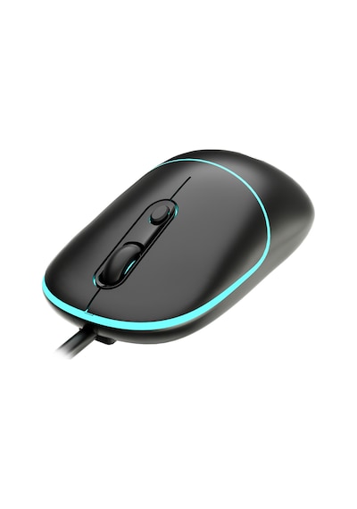 Lecoo MS110 USB Kablolu RGB 2400DPI 4 Tuşlu Sessiz Click Optik Mouse