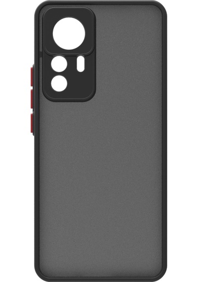 Xiaomi Uyumlu Mi 12t Kılıf Zore Arkası Mat Sert Silikon Hux Kapak