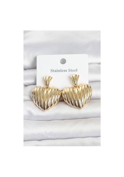 316l Çelik Gold Renk Model Kadın Küpe Tj-bkp11827 Evimdeyokyok