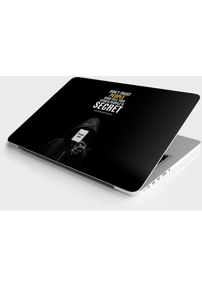 Laptop Sticker Bilgisayar Notebook Pc Kaplama Etiketi Trust Me