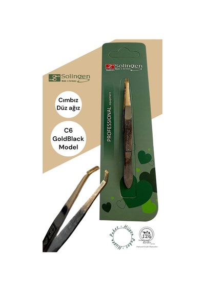 Solingen C6 Cımbız Goldblack,büyük Boy ,düz Ağız
