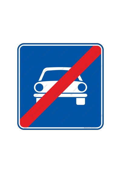 Motorlu taşıt Yolu Sonu