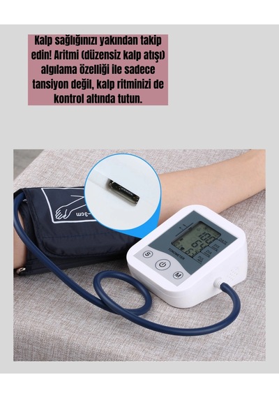 Mey İthalat 2 Kullanıcı Hafızalı Usb Uyumlu Tansiyon Ölçer