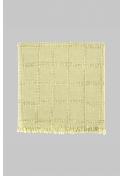 Sarev Vesemir Sarı %100 Pamuk Throw 130x170 Cm Sarı