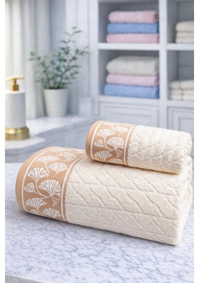 Özdilek Loseta Best Set Hamam Takımı Bej-pembe Çok Renkli
