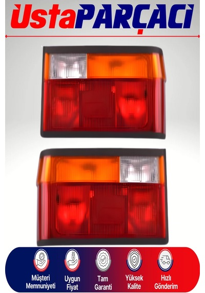Stop Lambası Renault 9 Broadway Sağ Sol Sarı Sinyal