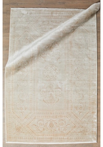 Apex Halı Pantheon 5091 Açık Bej Viskon Makine Halısı Bej - Vizon