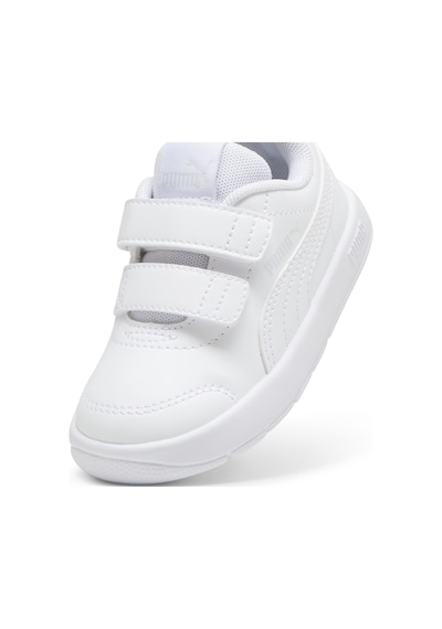 Puma Courtflex V3 V Ps 397642-02 Ortopedik Çocuk Spor Ayakkabı Beyaz