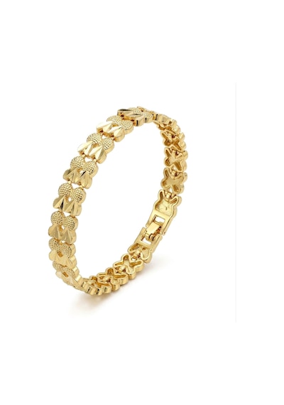 Premium Şık Ve Parlak Lovelle 24k Gold Kaplama 8 Mm Kadın Bijuteri Bileklik 3183kbv5d11 18cm Altın
