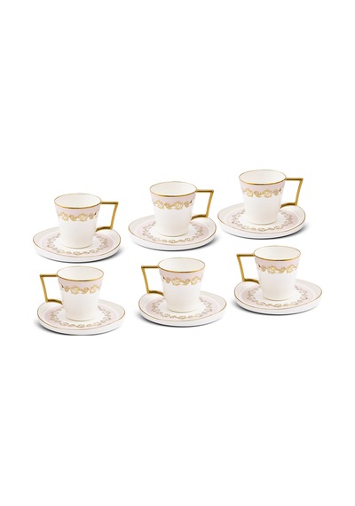 Aryıldız Celestia 12 Parça 6 Kişilik Kahve Fincan Takımı 90 Ml Çok Renkli