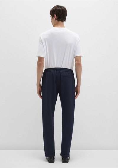 Mavi - Lacivert Örme Pantolon 0010513-86415 Lacivert