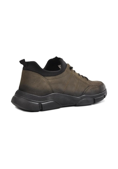 Hammer Jack 102 21555 Marian Hakiki Deri Comfort Casual Erkek Aya Siyah
