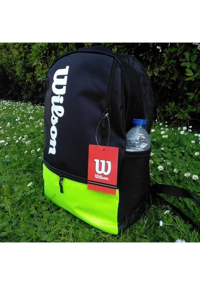 Shopiolog Wilson Fosfor Yeşili Sırt Çantası Unisex Çift Gözlü Çanta Yeşil