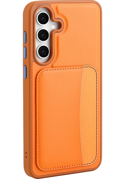 Galaxy Uyumlu A36 Kılıf Kartlıklı Zore X-kart Silikon Kapak - Siyah Siyah