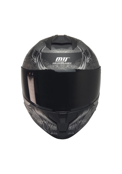 Mts Full Face Double Güneş Vizörlü Ece 22.06R Motosiklet Kaskı Gri