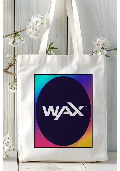 Art Hediye Wax Baskılı Bez Çanta Omuz Çantası Kişiye Özel Desen 1 Çok Renkli