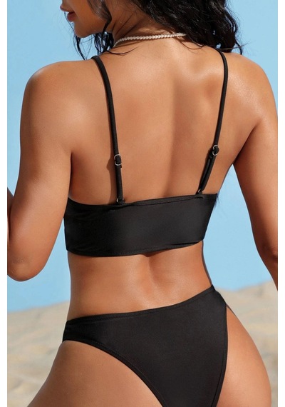Angelsin Şık Bikini Takım Siyah