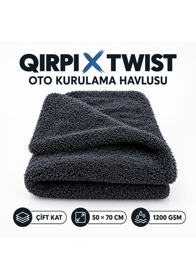 Dncclean Qirpi X Twist Oto Kurulama Havlusu 50 70 1200 Gsm