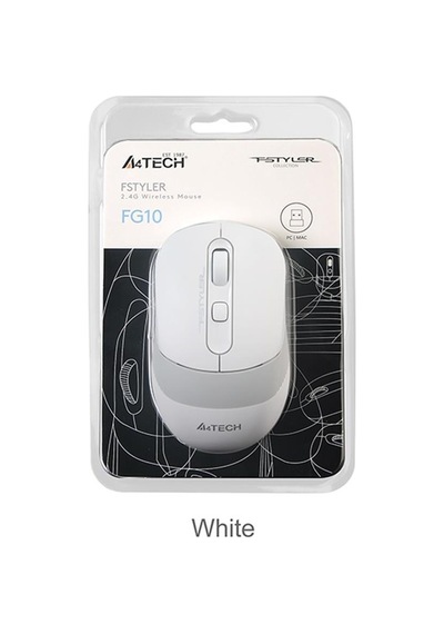 A4 Tech Fg10 Beyaz Nano Kablosuz Optik 2000 Dpı Mouse Diğer
