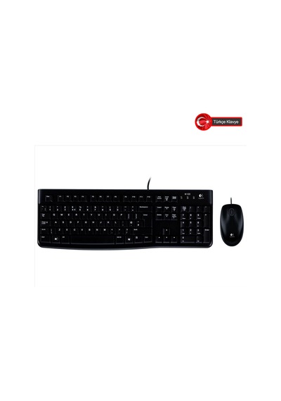 Logıtech Mk120, 920-002560, Usb Kablolu, Türkçe Q, Klavye Mouse Set