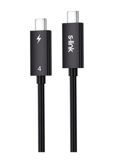 S-link Sl-tc401 Thunderbolt 4.0 1m 8k 60hz Pd100w Typec To Typec 40gbps Hızlı Data Kablosu