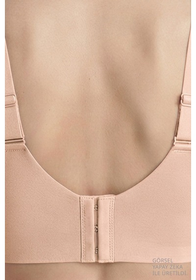 Cottonill Seamless Bra - Seravia Lazer Kesim Dantelli Minimizer Kadın Sütyen 3'lü Paket Çok Renkli