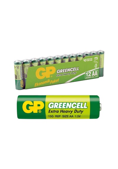 Gp 15g-2vs12 Greencell Aa Kalem Pil 12 Li Paket