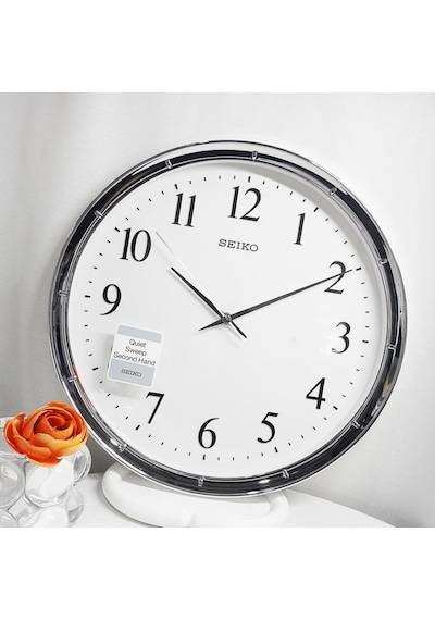 Seiko Qxa417s Metalik Renkli Plastik Kasa Quartz Mekanizmalı Duvar Saati Çok Renkli