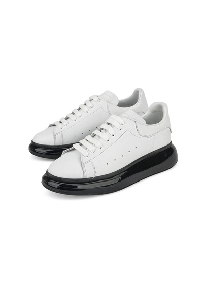 Ziya, Erkek Hakiki Deri Sneaker 143423z120 Beyaz Beyaz