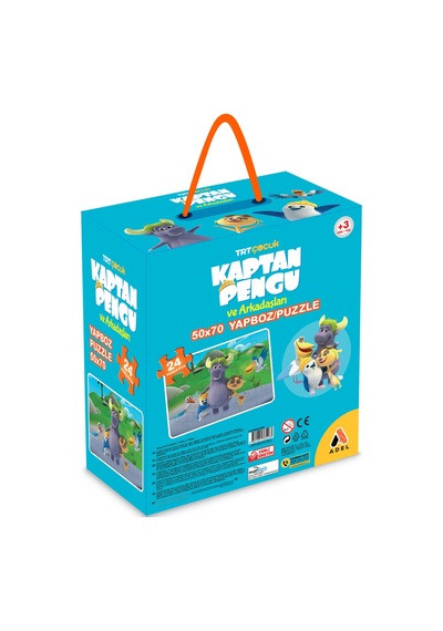 Adel Trt Çocuk Kaptan Pengu Ve Arkadaşları Yapboz Puzzle 24 Parça