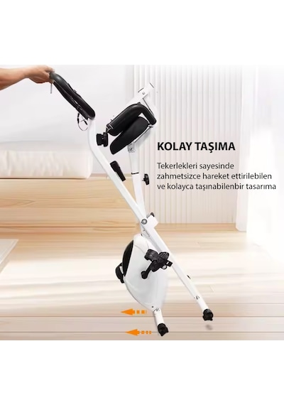 Kochler X Bike Egzersiz Bisikleti - 3-in-1 Kondisyon Aleti - Katlanabilir Tasarım