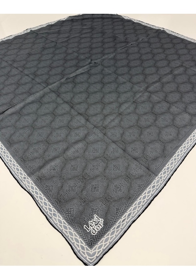 Levidor Lotus Desen Eşarp - 06107 Gri-10