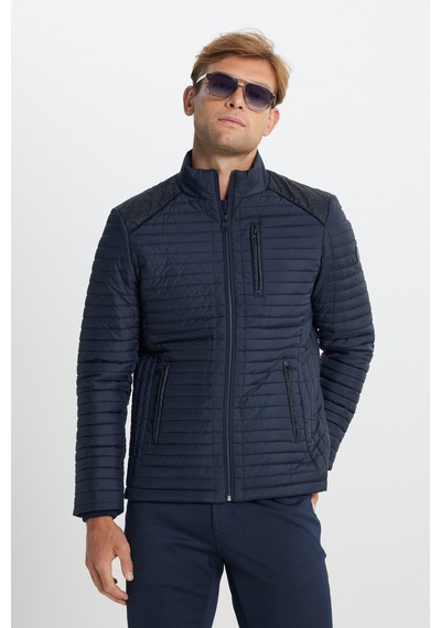 Ac&co Erkek Lacı Standart Fit Normal Kesim Kapitone Desenli Dik Yaka Fermuarlı Yan Cep Şişme Mont Laci Ac&co Erkek Lacı Standart Fit Normal Kesim Kapitone Desenli Dik Yaka Fermuarlı Yan Cep Şişme Mont Laci