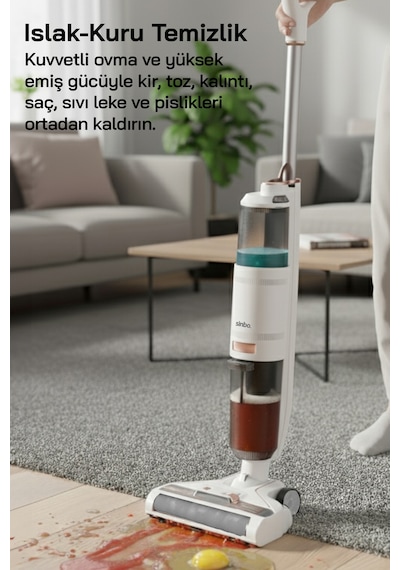 Sinbo SFC-4102 Islak-kuru Yüzey Temizleyici