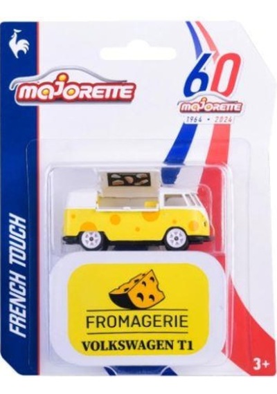 Majorette French Touch Fromagerie Volkswagen T1 Model Araba