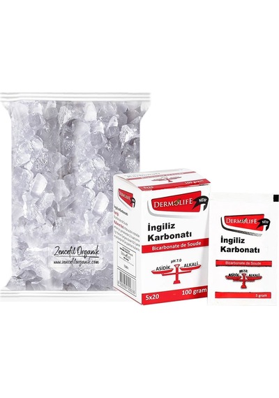 Zencefil Organik Tuz 500 G + İngiliz Karbonatı 20'li