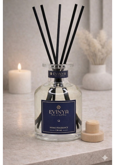 Q Bambu Çubuklu Oda Kokusu 150 Ml Premium & Kalıcı Reed Diffuser Japon Kiraz Çiçeği