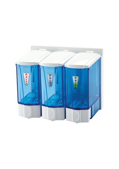 Mini Sıvı Sabun Dispenseri Üçlü 250 Cc Şeffaf-krom Diğer