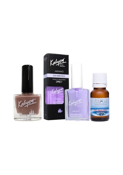 Kalyon Oje 237 + Oje Kurutucu Sprey 17 ML + Oje Çözücü