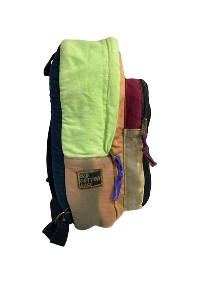 Old Cotton Cargo Kaliteli Tek Bölmeli Vintage Salaş Disayn Günlük Sırt Gezi Okul Kamp Çantası 32 Cm X 38 Cm Siyah