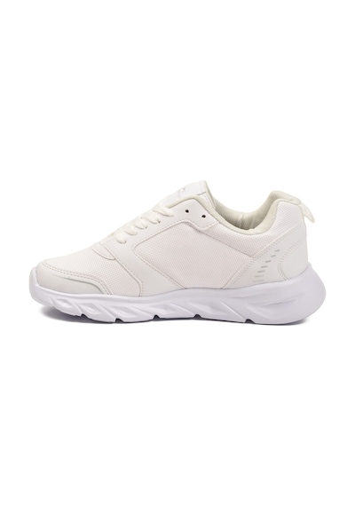 Slazenger Beyaz Hafif Esnek Bağcıklı Cilt Unisex Spor Ayakkabı Epic G Beyaz