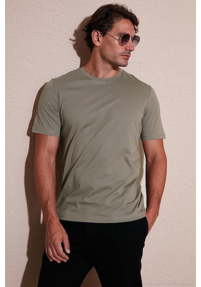 Buratti Pamuklu Regular Fit Bisiklet Yaka 5'li Paket T Shirt Erkek T Shirt 59020204s5 Siyah-mürdüm-vizon Yeşili-açık Gri-ekru