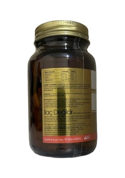 Vitamin C 60 Tablet 1250 Mg 1 Paket 1 X 1 Adet