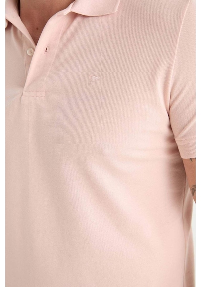 Defacto %100 Pamuk Slim Fit Dar Kesim Kısa Kollu Pike Polo Tişört E2633ax25smbr476 Bordo