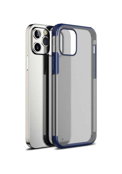 Apple Uyumlu iPhone 12 Pro Kılıf Zore Volks Kapak Lacivert